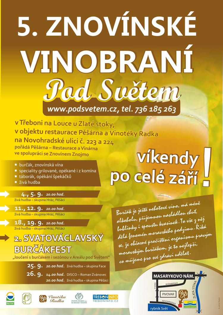 Plakát Vinobraní v Třeboni